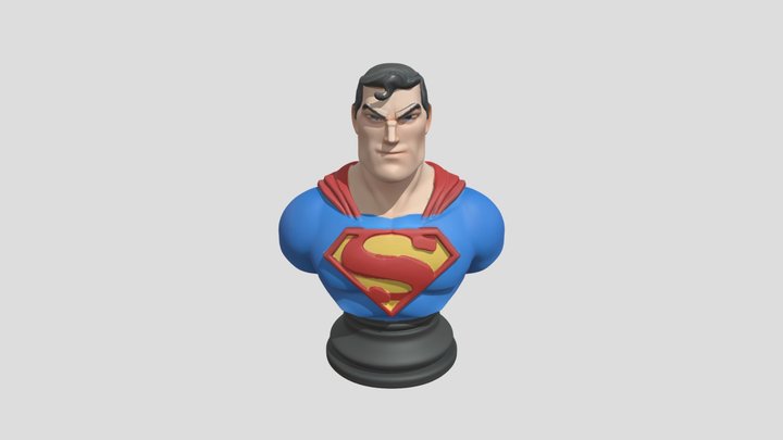 Superman chess piece