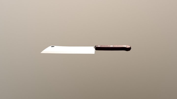 Kitchen Knife 3D Model