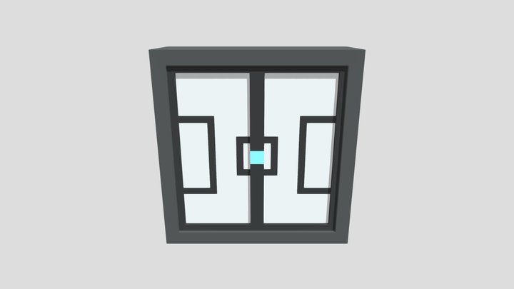 Portal 2 - Chamber Lock 3D Model