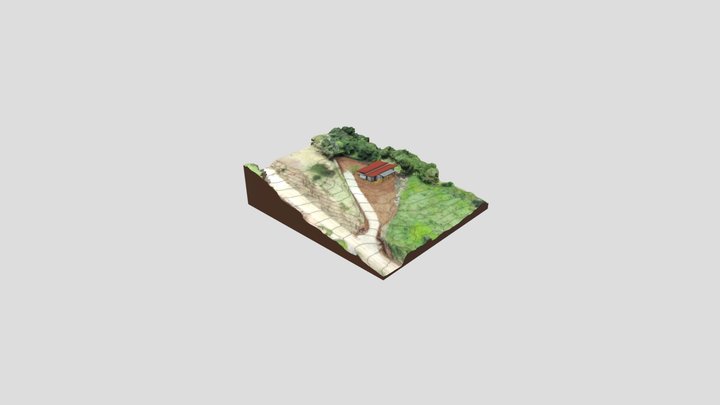 3.Terreno Mov. de Tierra + Diseño Arquitectónico 3D Model