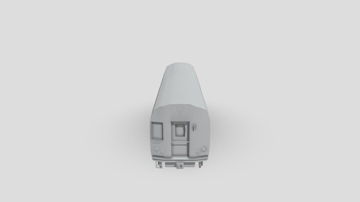 Subway Train 3D Model