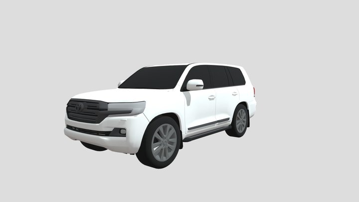 2017 Toyota Land Cruiser 3D Model