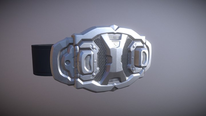 Kamen Rider Ex-Aid Gashacon Bugvisor Buckle 3D Model