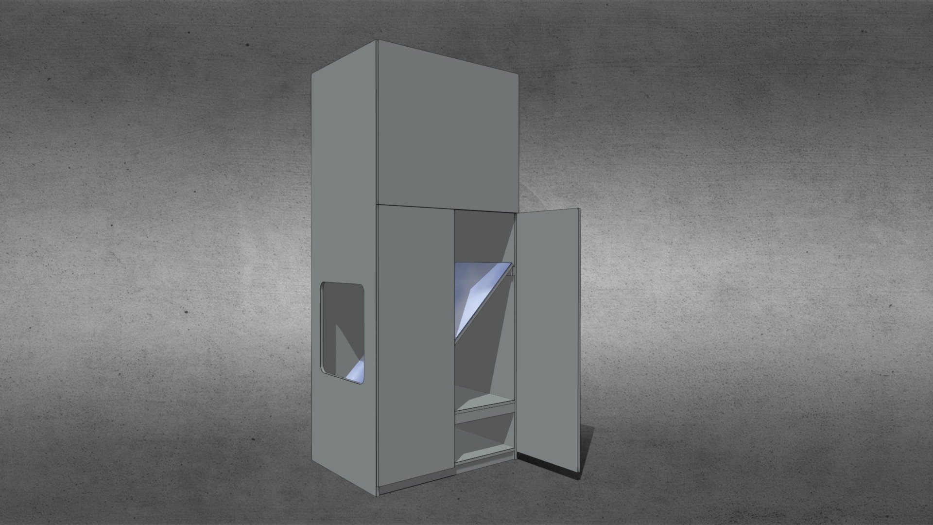 Dulap TV — Sketchfab embed 3D viewer