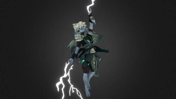 Messenger of the Storm God 3D Model