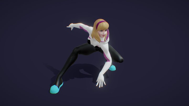 Spider-Gwen 3D Model