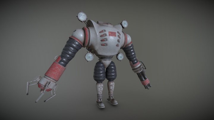 Biorobot jumpsuit - Project "Colly" 3D Model