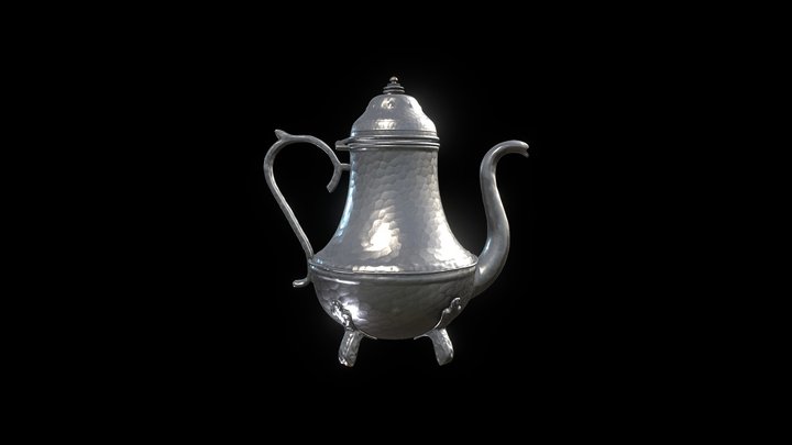 MOROCCAN TEAPOT 002 3D Model