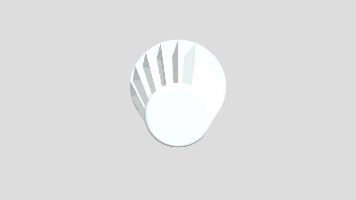 Car Air Filter 3D Model