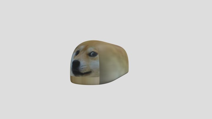 Cursed Bread/ doge bread 3D Model