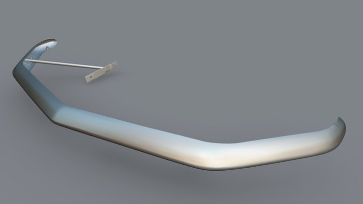 69 Boss 302 Front Bumper 3D Model