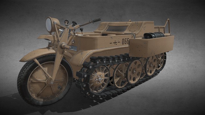 Kettenkrad 3D Model