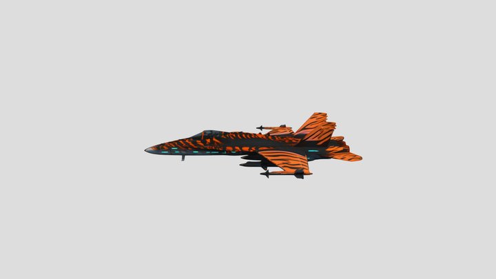 FA18 Metalstorm 3D Model