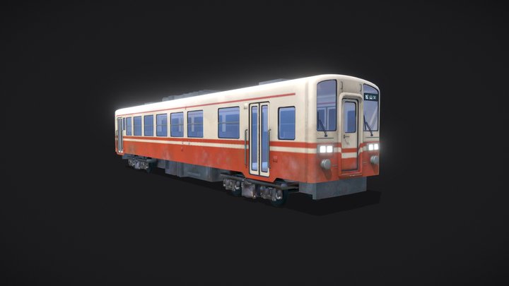 Japanese train 3D Model