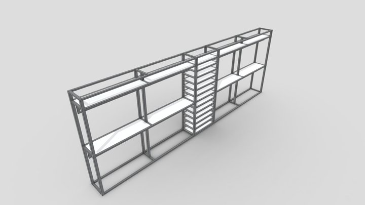 laundry hanger 1 3D Model