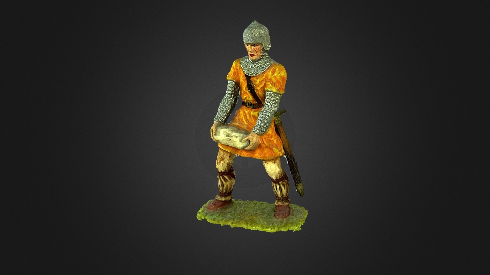 Elastolin norman bearer of stone