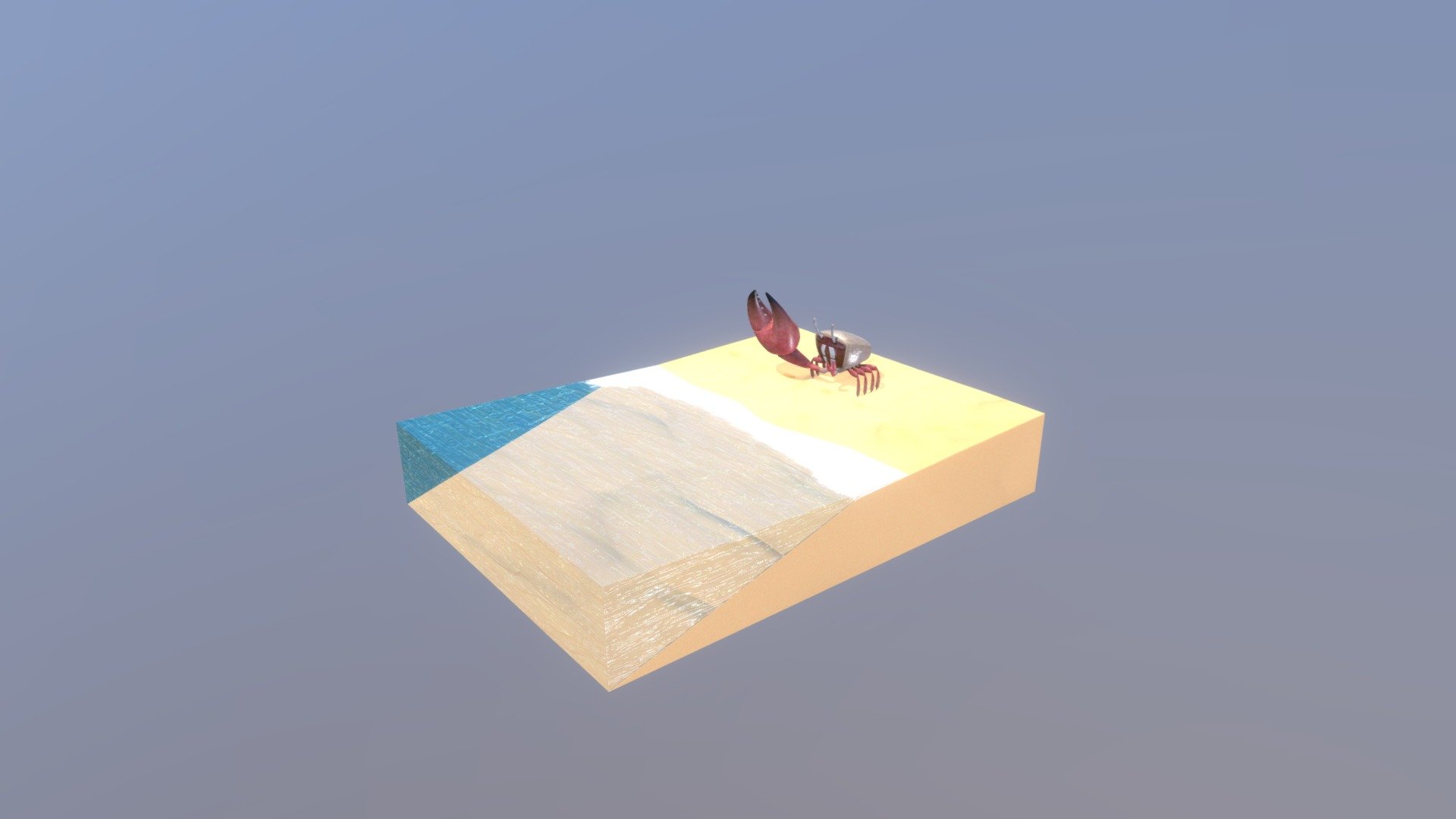 Crab on the beach