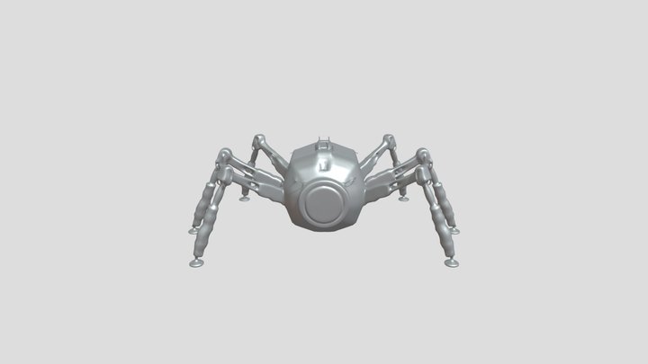 robotic spider-like machine 3D Model