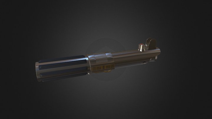 Anakin Skywalker's second lightsaber 3D Model