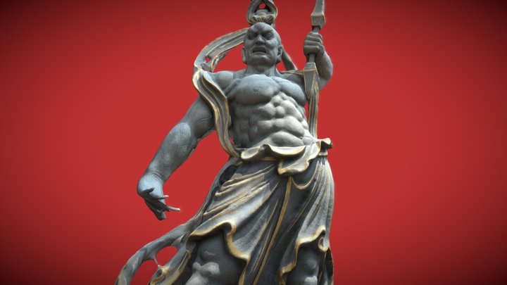 311-ST-Chinese warrior 2 3D Model