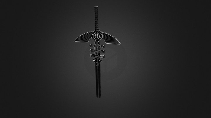 Fallen Angel Sword 3D Model
