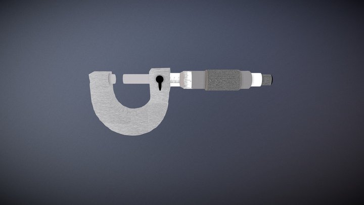 Micrometer Sekrup 3D Model