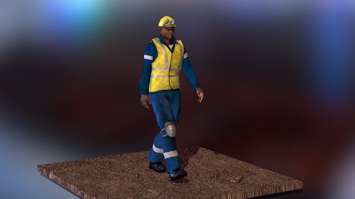 Miner 3D Model