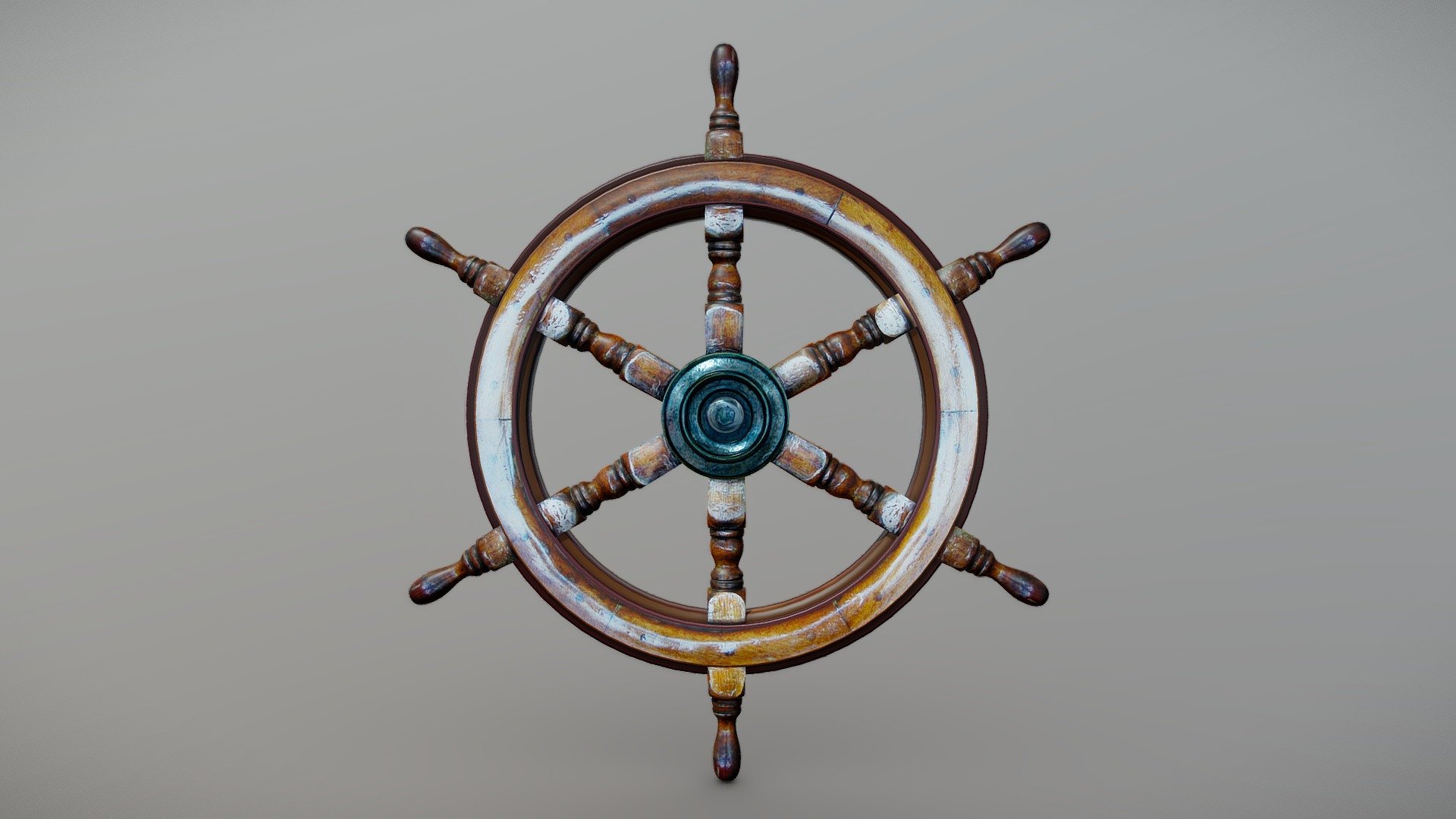 Ship Wheel or The Helm - Buy Royalty Free 3D model by 3Dee (@mellydeeis ...