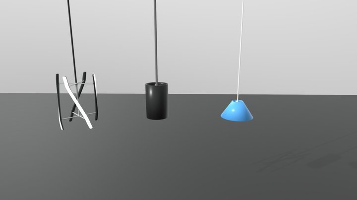modern lamps/ligths 3D Model