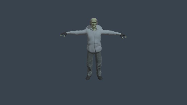 1995 Rumpelstiltskin Rig Skeleton Model 3D Model