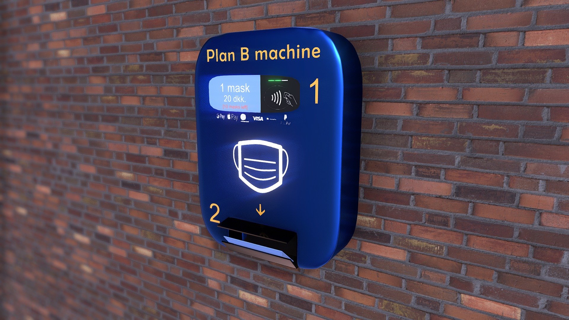 Mask Dispenser Render