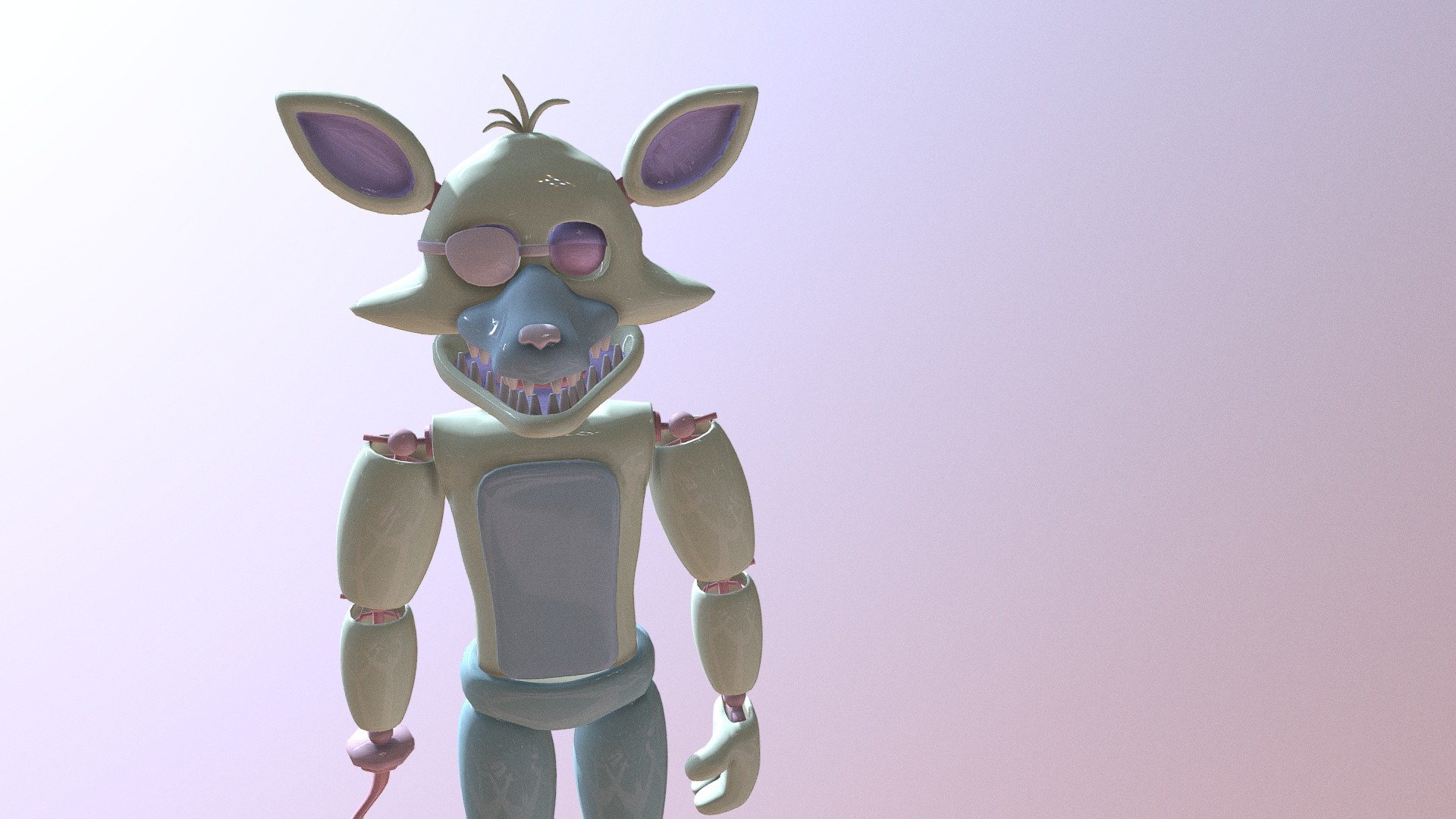 Unwithered Foxy 1 3d Model By Bonniedash A7b1a5e Sketchfab 