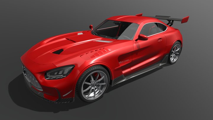 Mercedes AMG GT Track Series 3D model 3D Model