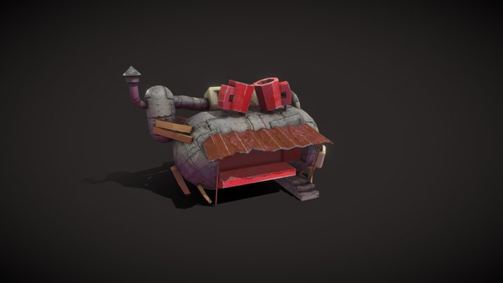 Scrap Bar 3D Model