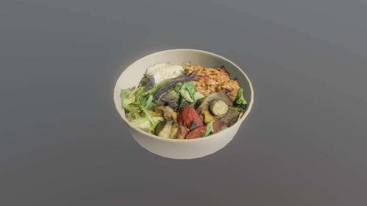 Convenient Salad 3D Model
