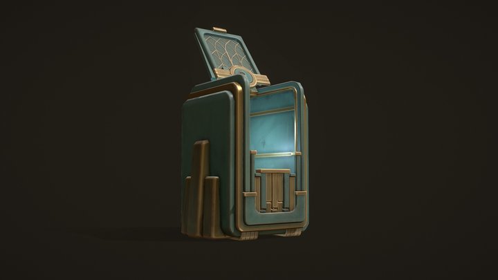 ArtDeco Chest 3D Model