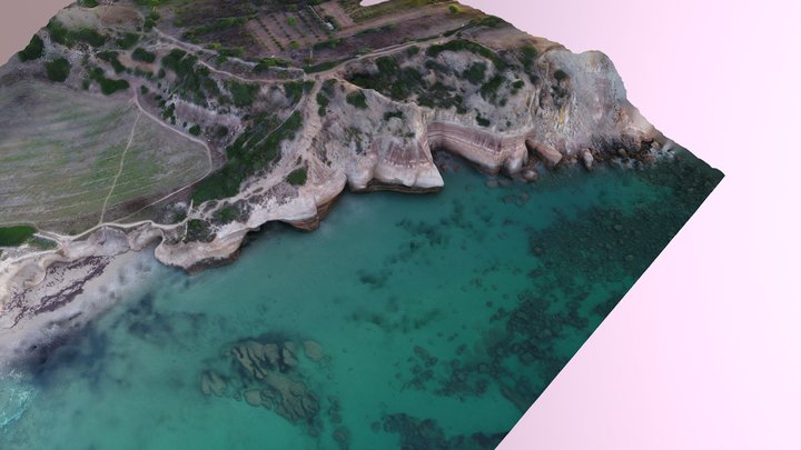Spiaggia Lucaise Carloforte 3D Model