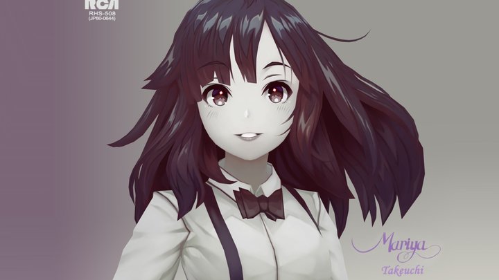 Plastic Love_Mariya Takeuchi 3D Model