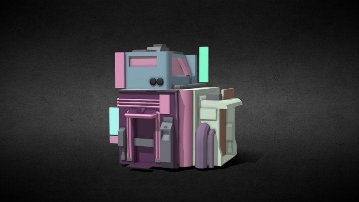 Cyberpunk Pub 3D Model