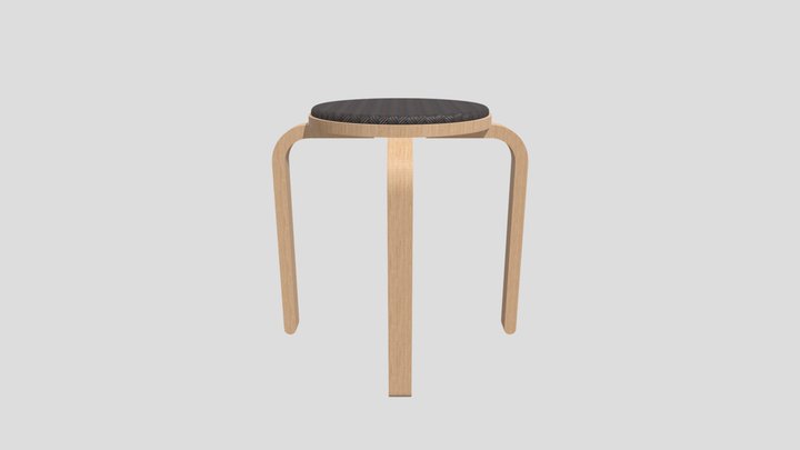 Frosta Style Stool 3D Model