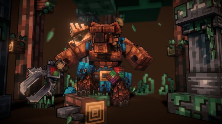 Bear form runic forest | Minecraft 3D Model