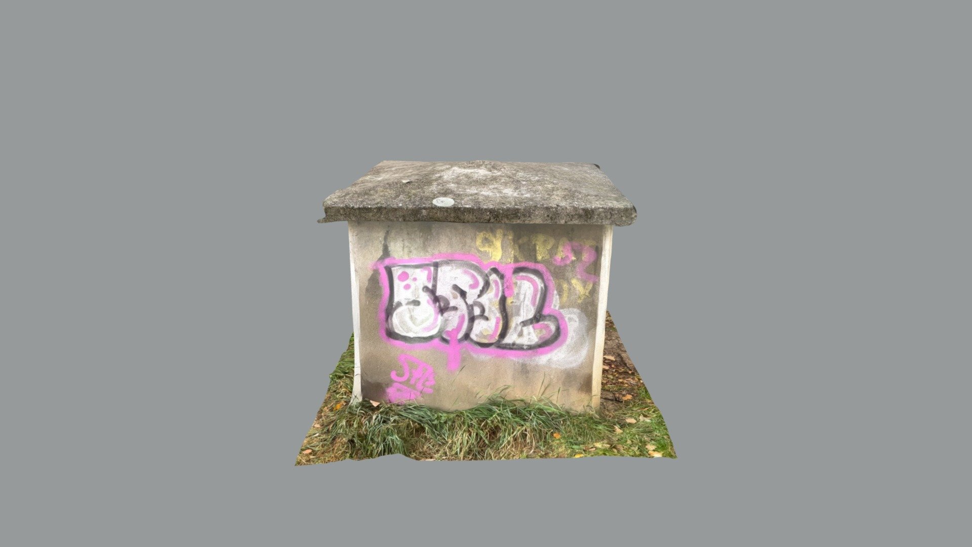 Concrete box (iPad Pro scan)