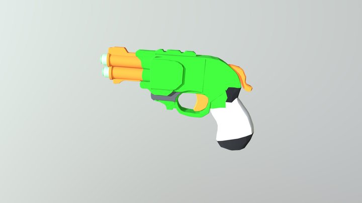 Colored Blaster 3D Model