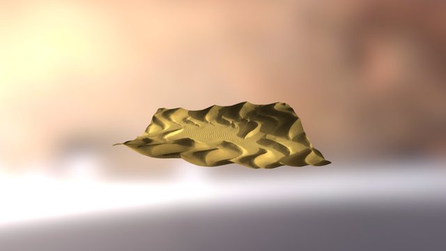 Sand Dunes 3D Model