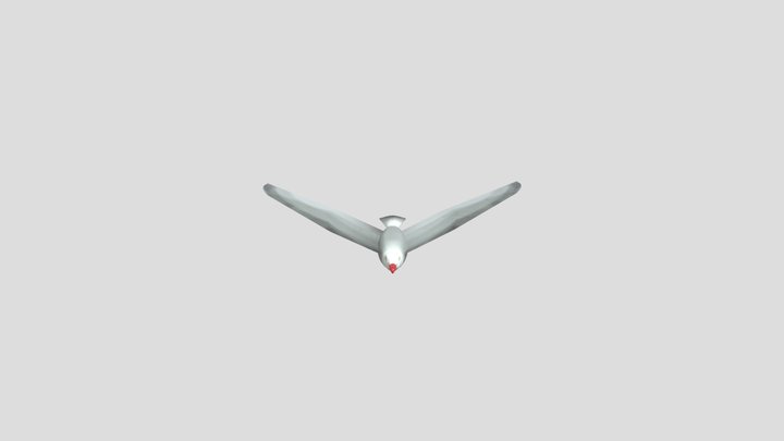 Gaviota volando 3D Model