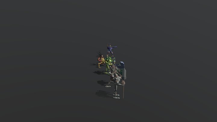 ROBOTS(XYZ) 3D Model