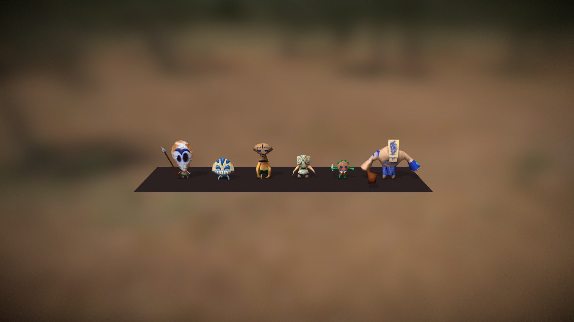 Chess pieces project: Warriors