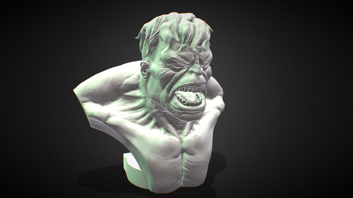 Hulk 3DPrint Ready 3D Model