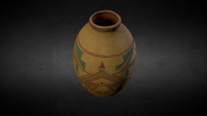 Vasija de cerámica 3D Model