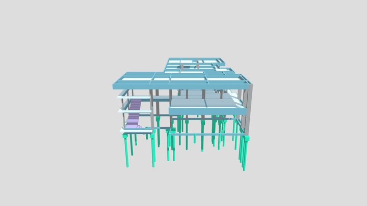 Estrutural Residência Luciana e Francisco - R00 3D Model